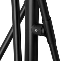 Connor Floor Lamp Black Metal | Glass Globe