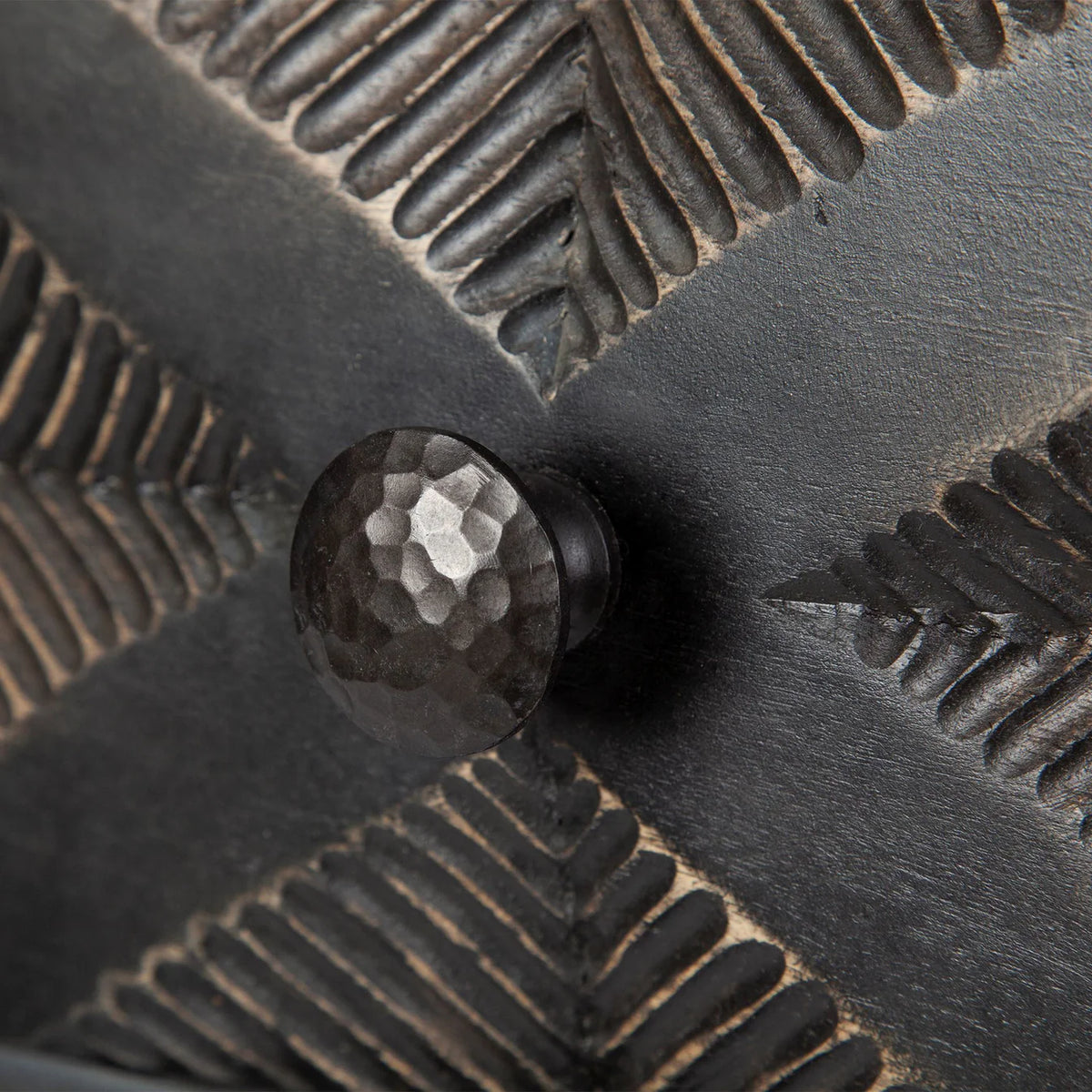 Hogarth Coffee Table Brown Wood | Silver Metal