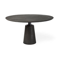 Maxwell Dining Table Dark Brown Wood