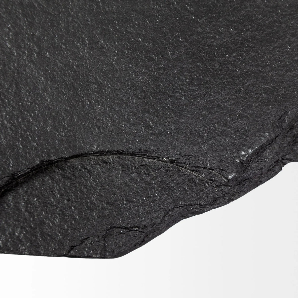 Pinera Coffee Table Black Slate | Silver Iron