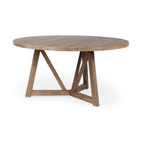 Legolas Dining Table Brown Wood | Round