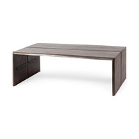 San Andreas Coffee Table Dark Brown Wood