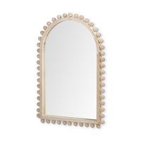 Leeds Black Wood Arch Frame Mirror