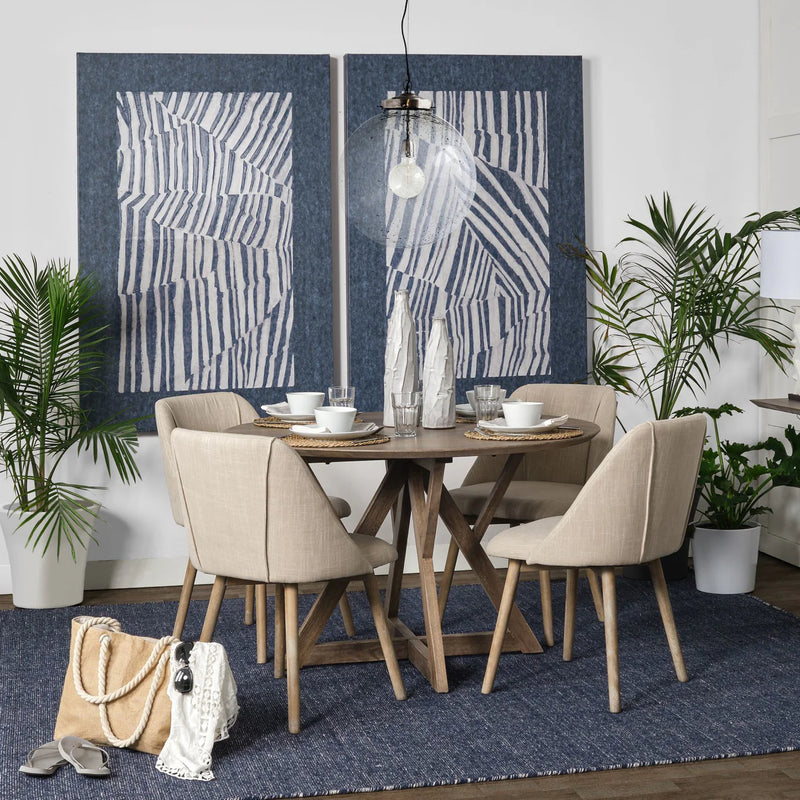 Jennings Dining Table Light Brown Wood