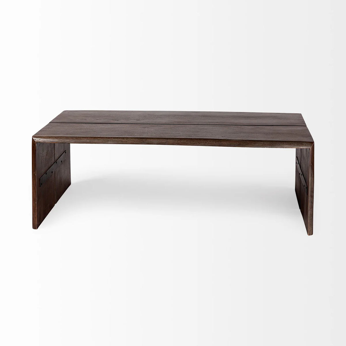 San Andreas Coffee Table Dark Brown Wood