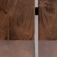 San Andreas Coffee Table Dark Brown Wood