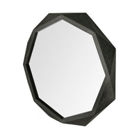 Aramis II 41L x 41H Octagon Wood Frame Wall Mirror
