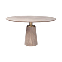 Maxwell Dining Table Light Brown Wood