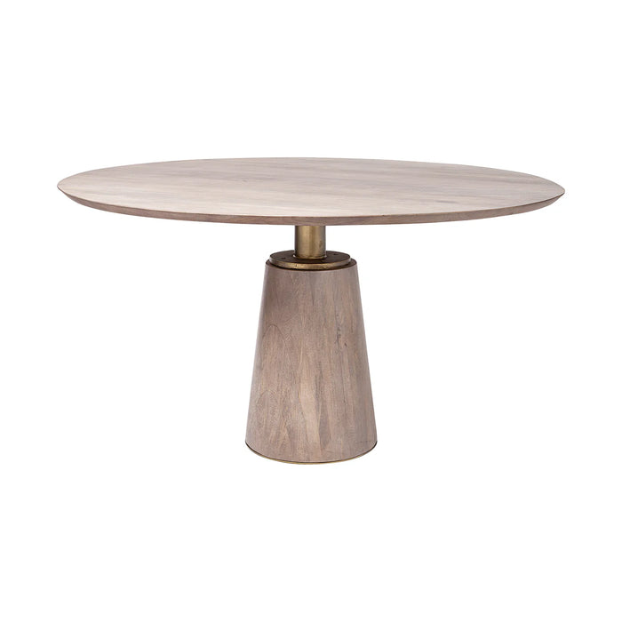 Maxwell Dining Table Light Brown Wood