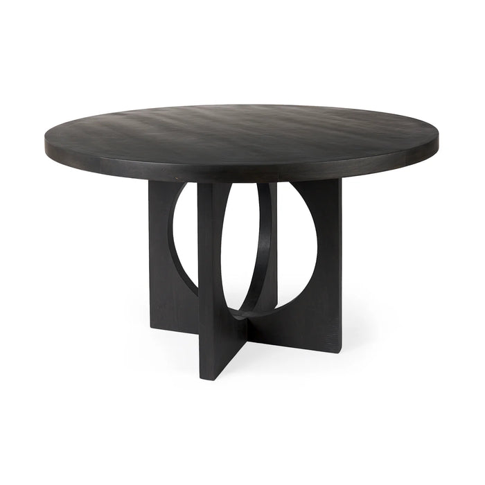 Liesl Dining Table Black Wood