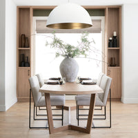 Denver Dining Table Brown Wood