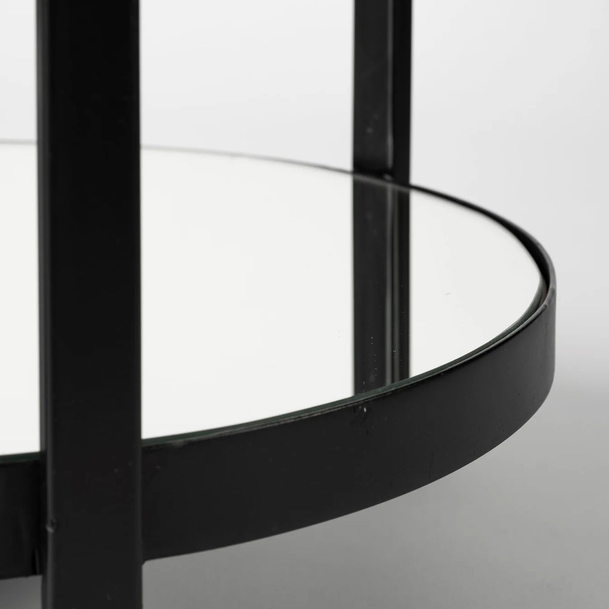 Eleonore Bar Cart Black Metal | Glass