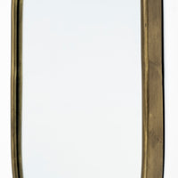 Sylvia II 24"x35" Oval Black Metal Frame Mirror