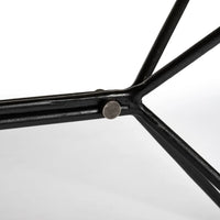 Papillion Dining Table Blonde Wood | Black Iron
