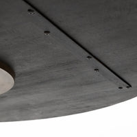 McLeod Dining Table Brown Wood | Gold Metal