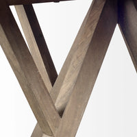 Jennings Dining Table Light Brown Wood