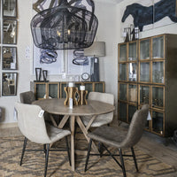 Jennings Dining Table Light Brown Wood