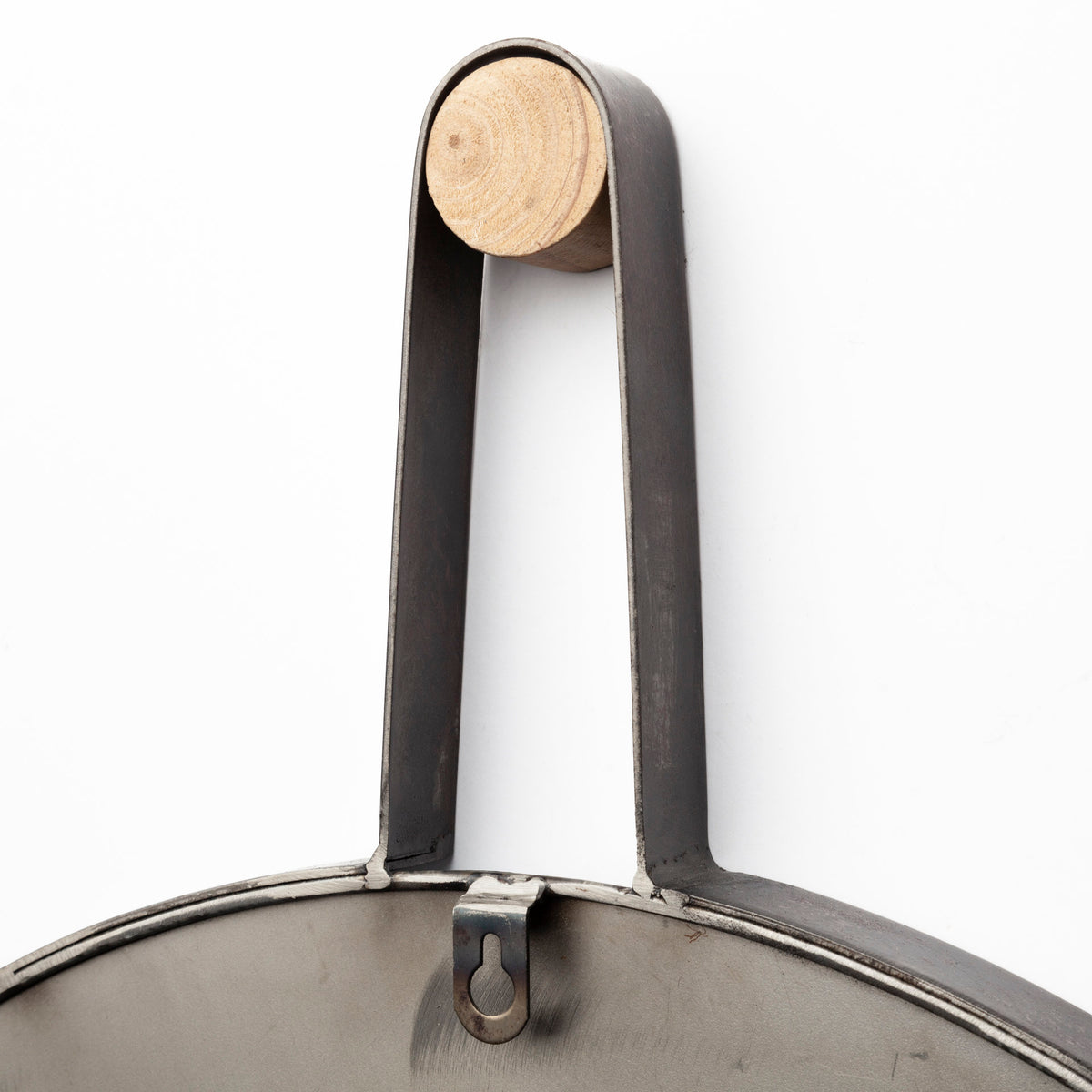 Collie Black Metal Frame Mirror