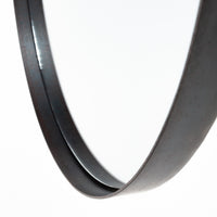 Collie Black Metal Frame Mirror