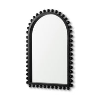 Leeds Black Wood Arch Frame Mirror