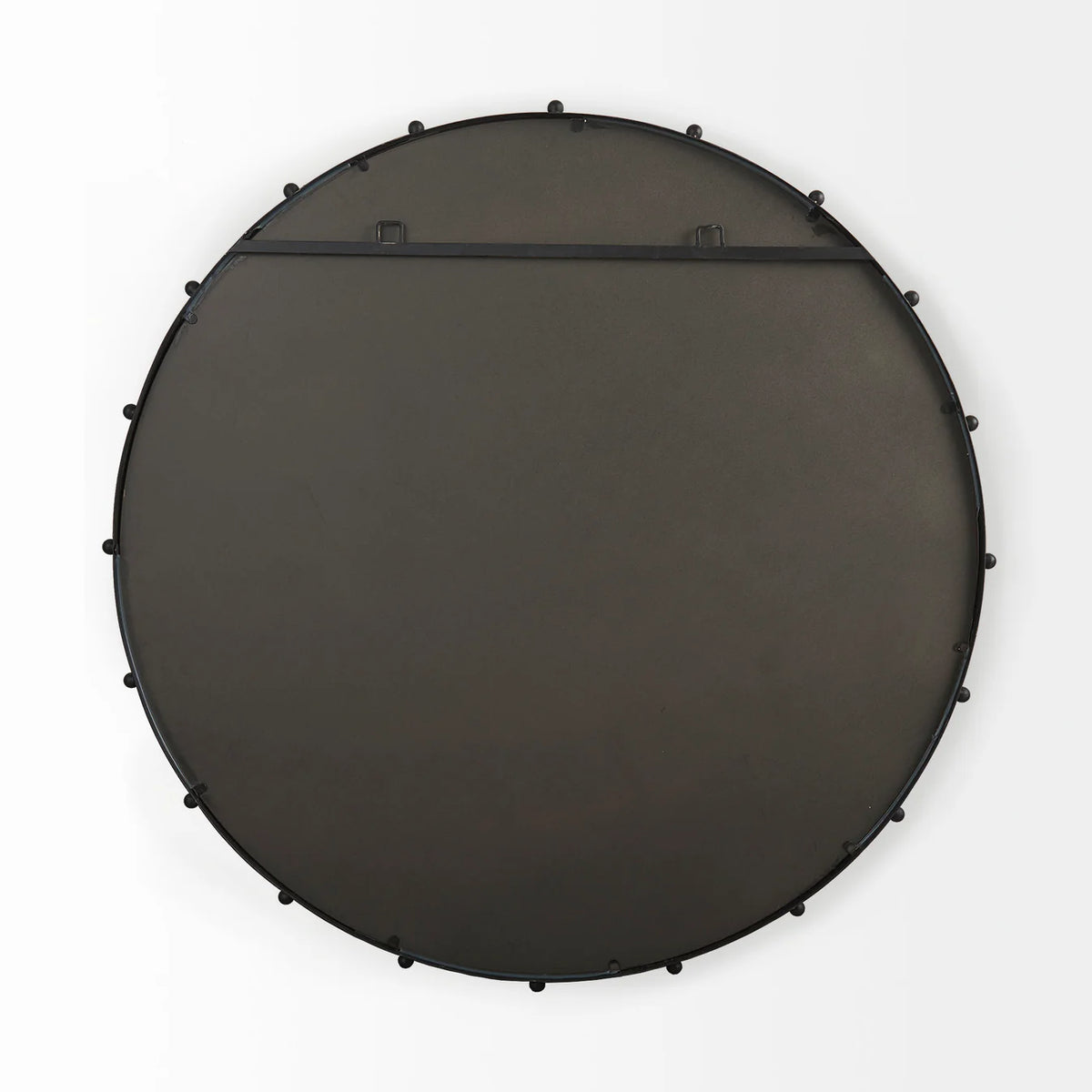 Elena Wall Mirror Black Metal | 44"