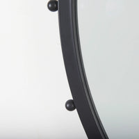 Elena Wall Mirror Black Metal | 44"