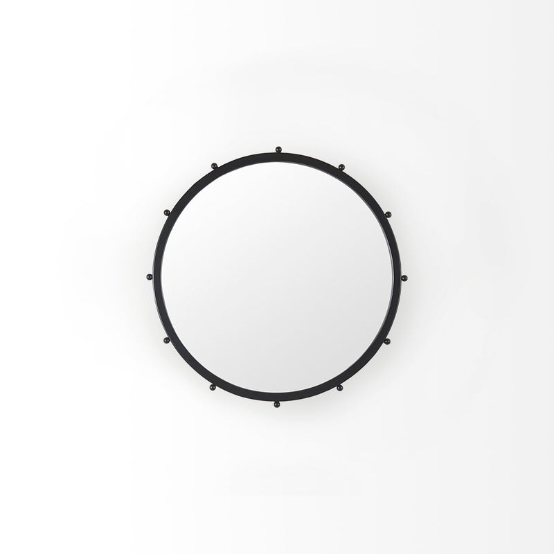 Elena I Small Black Wall Mirror