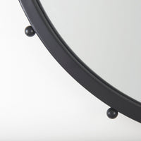 Aramis II 41L x 41H Octagon Wood Frame Wall Mirror