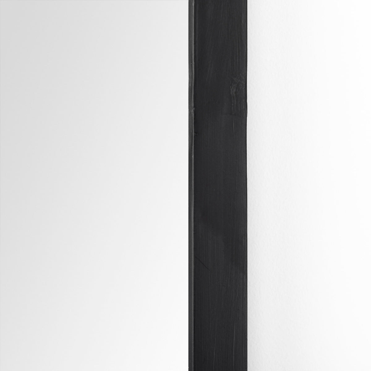 Giovanna Black Metal Frame Rounded Arch Vanity Mirror