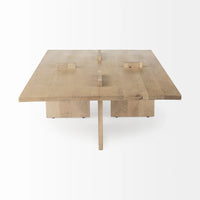 Aida Rectangle Coffee Table Light Brown | Rectangle