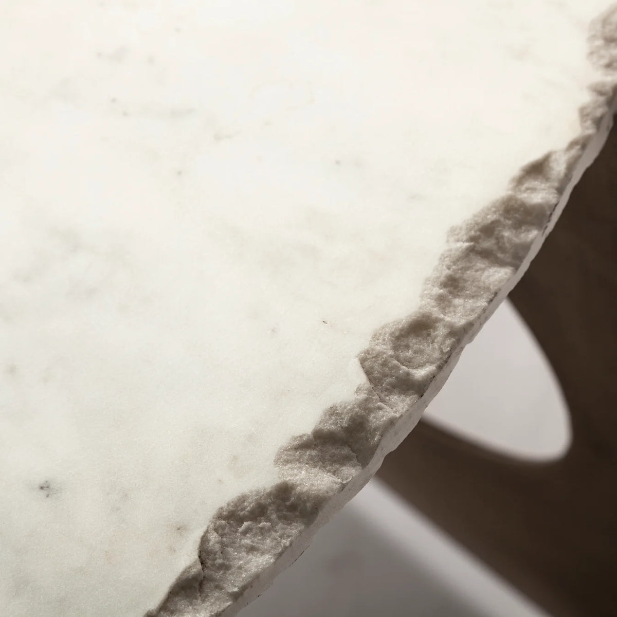 Reinhold Round Coffee Table White Marble | Gold Metal | Round