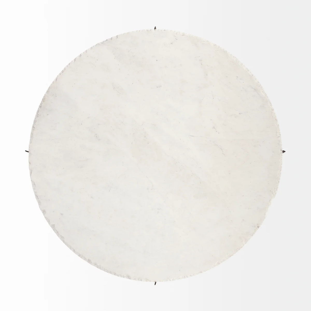 Reinhold Round Coffee Table White Marble | Gold Metal | Round