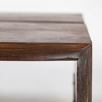 San Andreas Coffee Table Dark Brown Wood