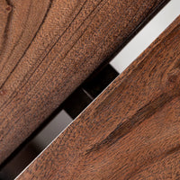 San Andreas Coffee Table Dark Brown Wood