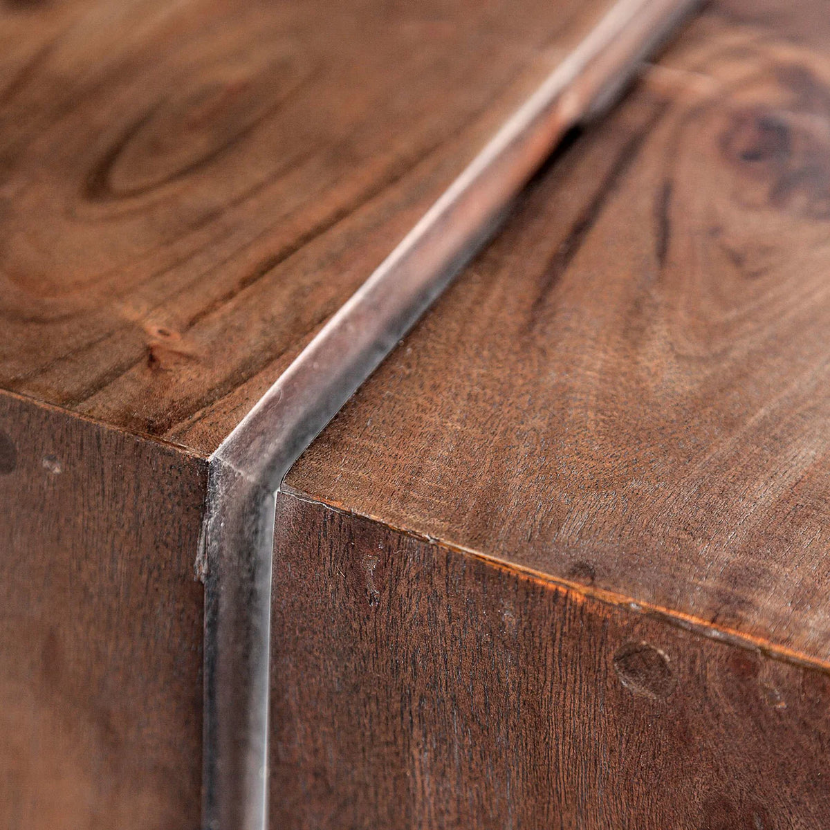 San Andreas Coffee Table Dark Brown Wood