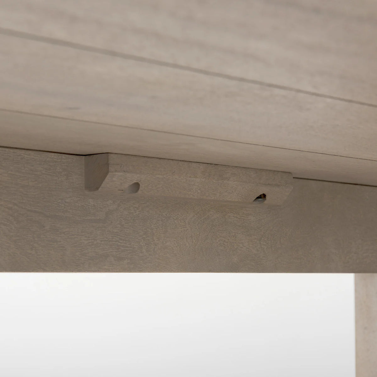 Aida Dining Table Light Gray Wood