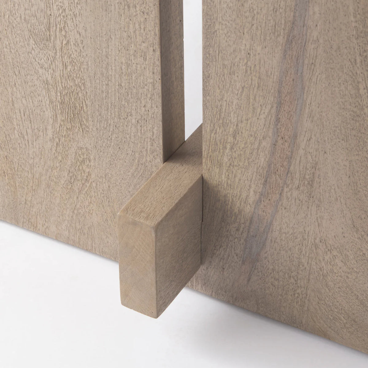 Aida Dining Table Light Gray Wood