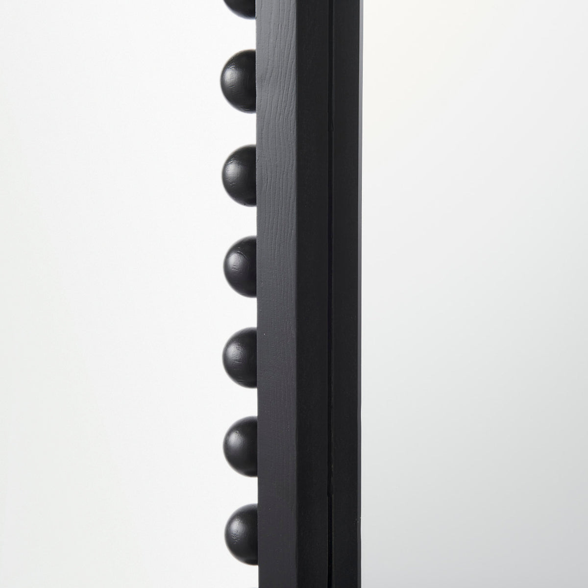 Leeds Black Wood Arch Frame Mirror