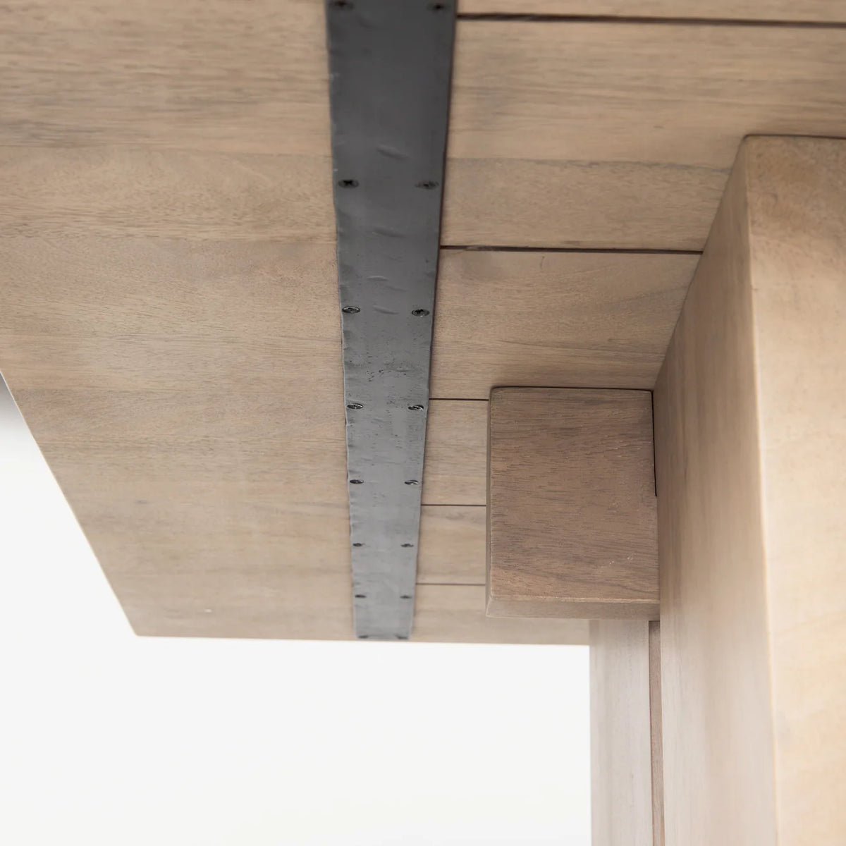 Aida Dining Table Light Brown Wood