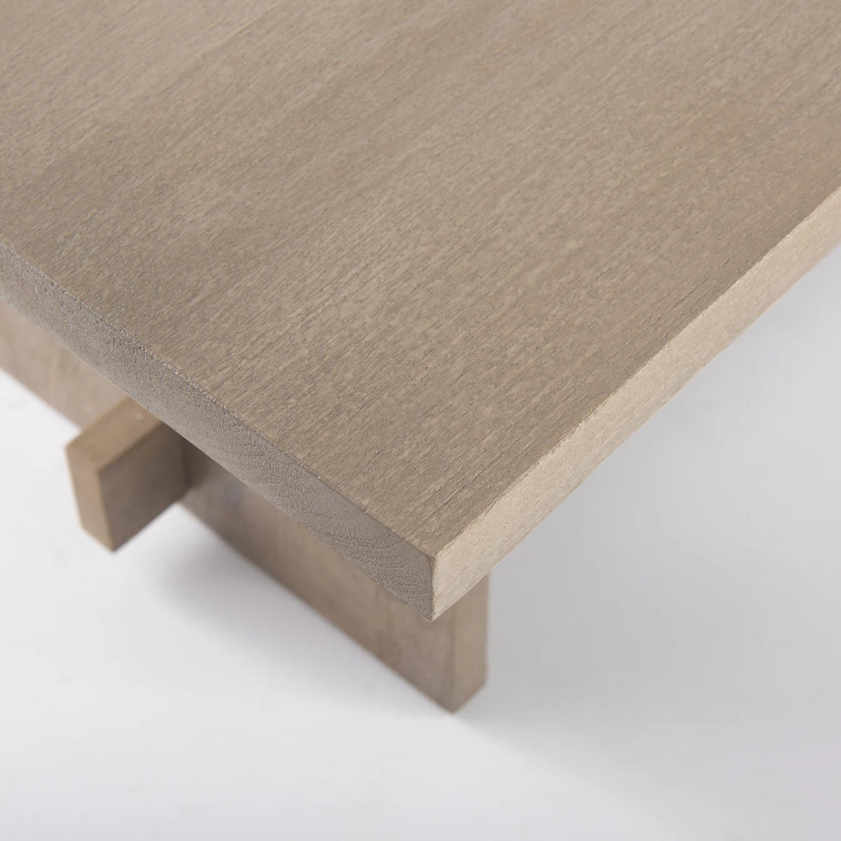 Aida Dining Table Light Gray Wood