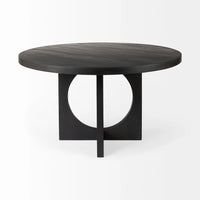 Liesl Dining Table Black Wood