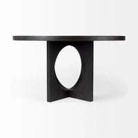 Liesl Dining Table Black Wood