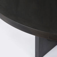 Liesl Dining Table Black Wood