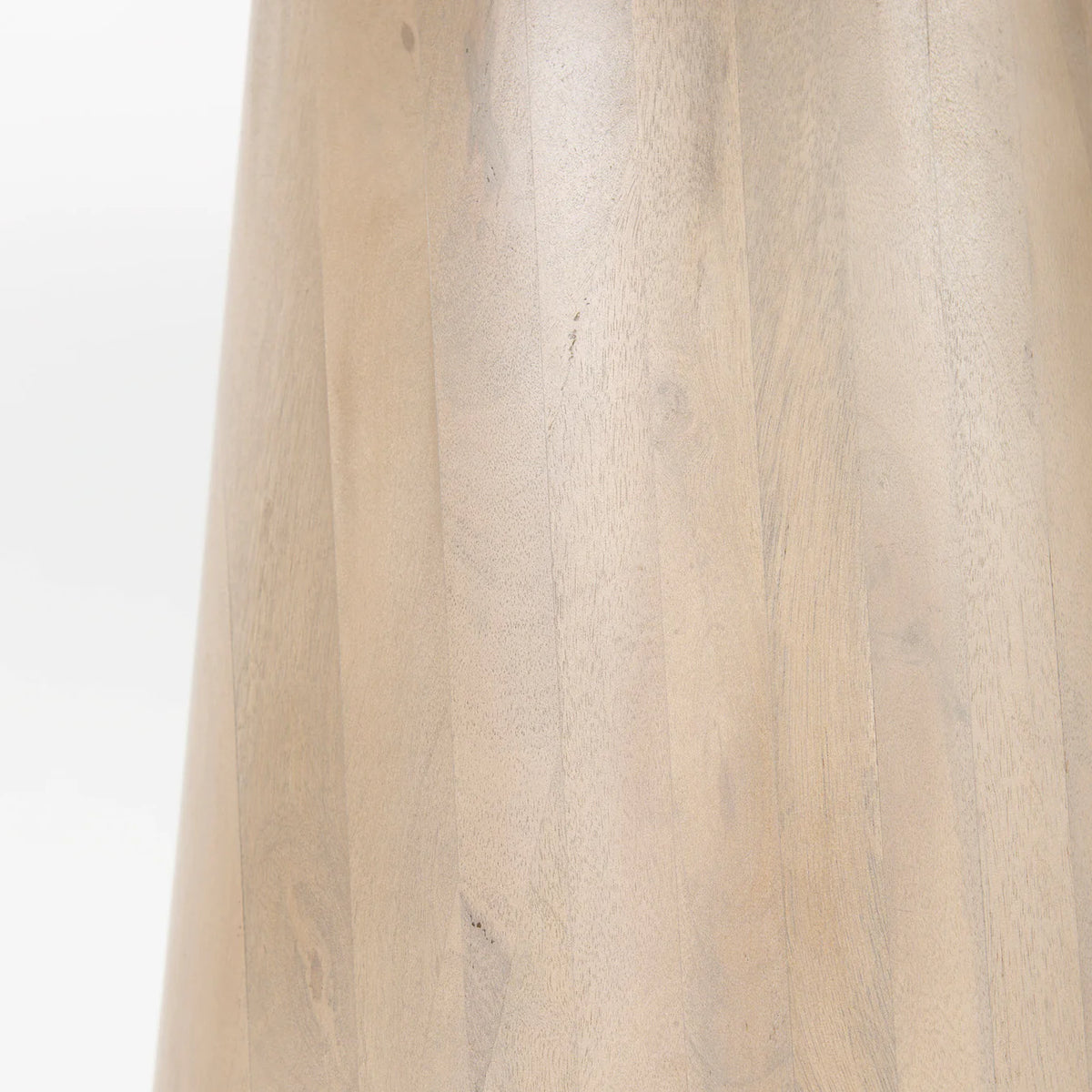 Maxwell Dining Table White Marble | Light Wood | Black Accent