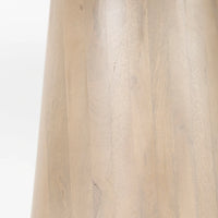 Maxwell Dining Table White Marble | Light Wood | Black Accent