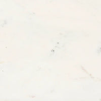 Maxwell Dining Table White Marble | Light Wood | Black Accent