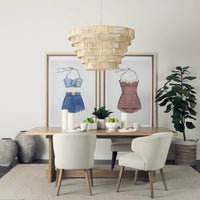 Aida Dining Table Light Brown Wood