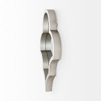 Geneva 23x34 Silver Wood Frame Mirror