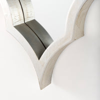 Geneva 23x34 Silver Wood Frame Mirror