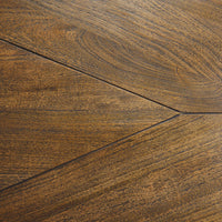 Maxton Dining Table Dark Brown Wood | Dark Gunmetal